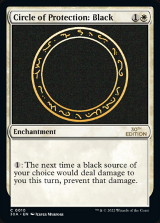 Circle of Protection: Black [30th Anniversary Edition] | Jack's On Queen