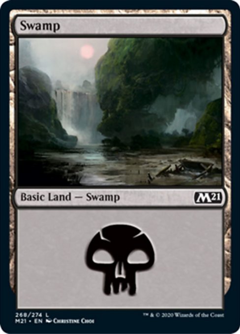 Swamp (268) [Core Set 2021] | Jack's On Queen