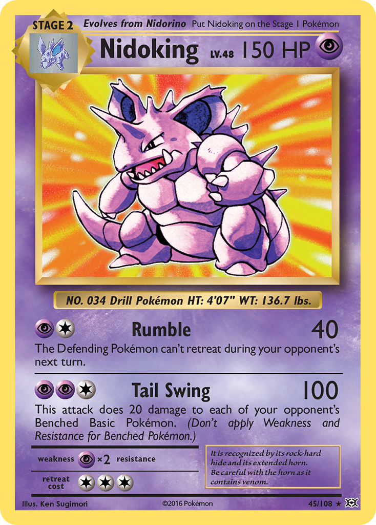 Nidoking (45/108) [XY: Evolutions] | Jack's On Queen