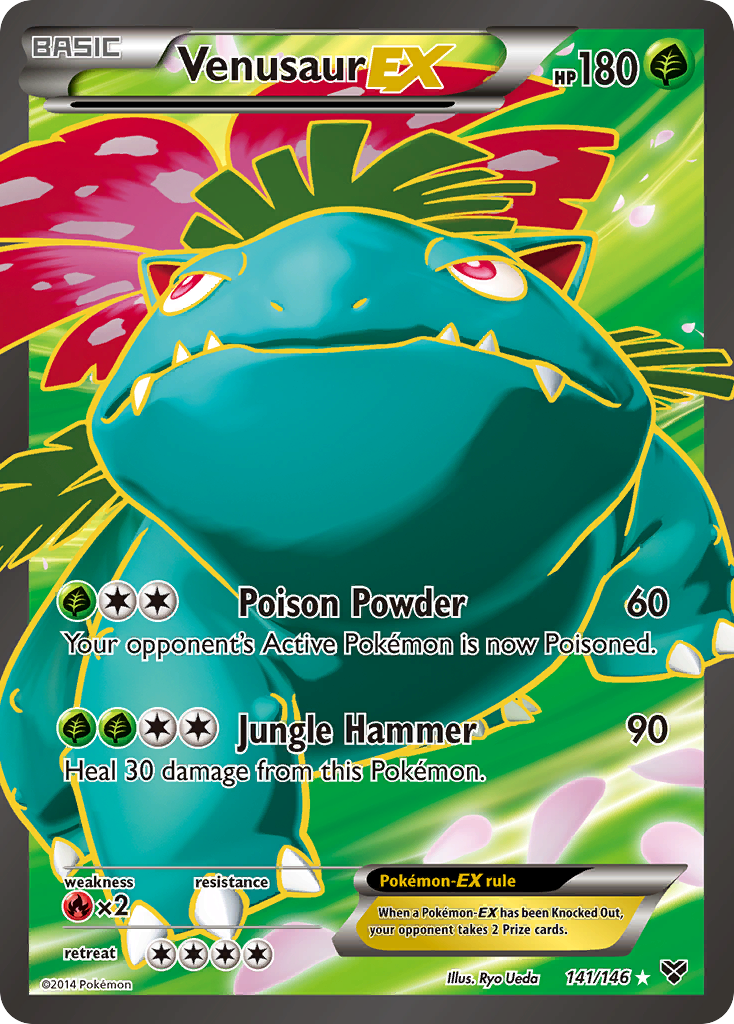 Venusaur EX (141/146) [XY: Base Set] | Jack's On Queen