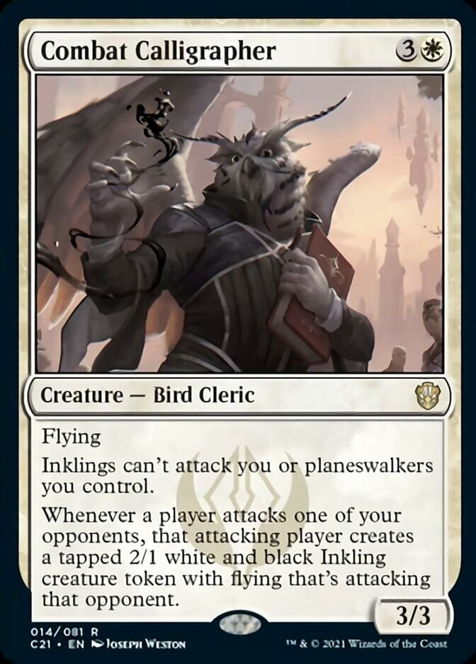 Combat Calligrapher [Commander 2021] | Jack's On Queen