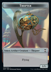Thopter // Treasure (013) Double-sided Token [Streets of New Capenna Commander Tokens] | Jack's On Queen