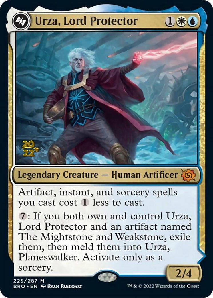 Urza, Lord Protector [The Brothers' War: Prerelease Promos] | Jack's On Queen