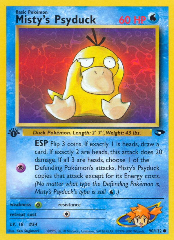 Misty's Psyduck (90/132) [Gym Challenge 1st Edition] | Jack's On Queen