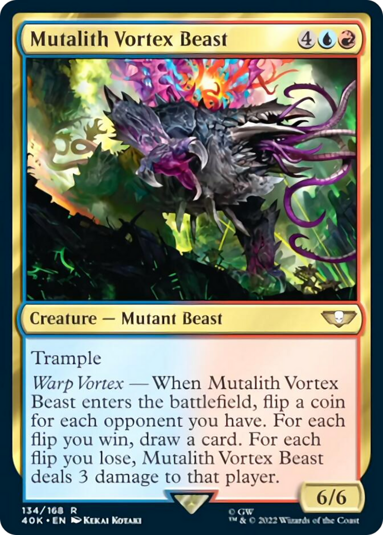 Mutalith Vortex Beast (Surge Foil) [Universes Beyond: Warhammer 40,000] | Jack's On Queen