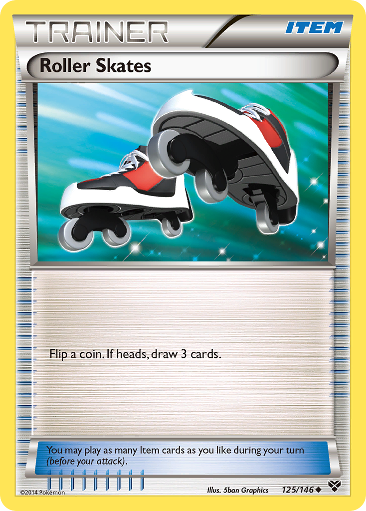 Roller Skates (125/146) [XY: Base Set] | Jack's On Queen