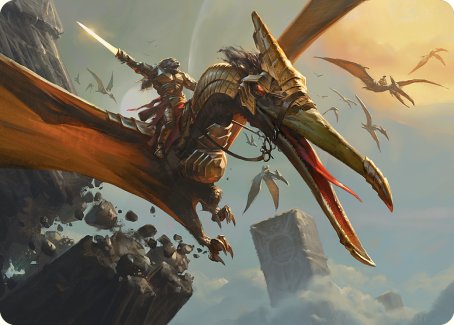 Skyhunter Strike Force Art Card [Phyrexia: All Will Be One Art Series] | Jack's On Queen