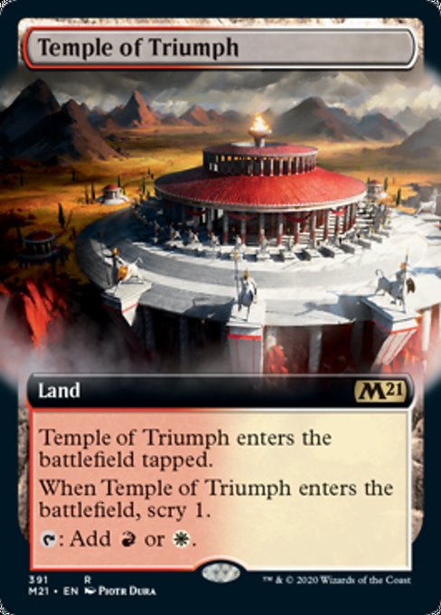 Temple of Triumph (Extended Art) [Core Set 2021] | Jack's On Queen