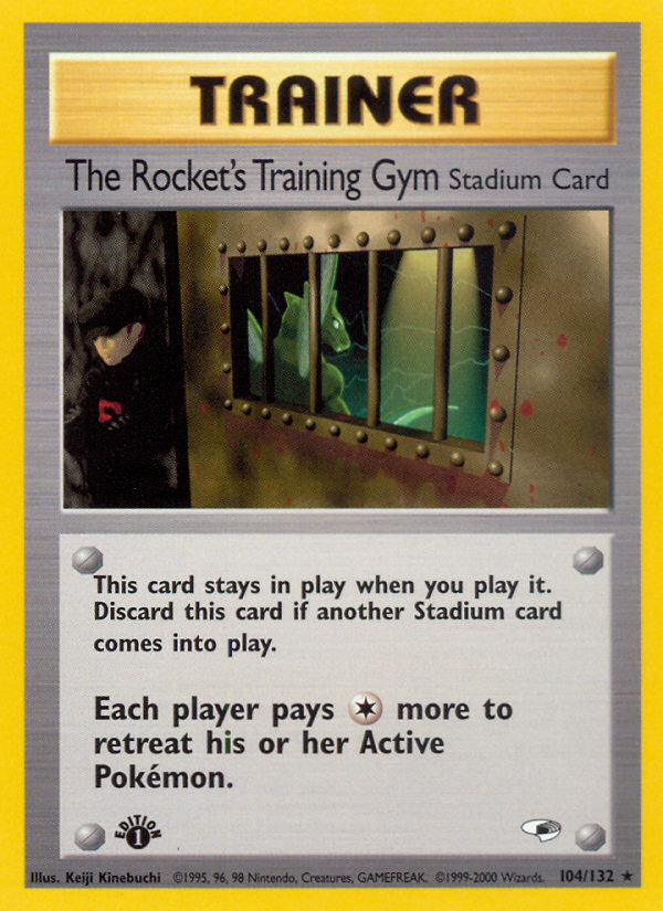 The Rocket's Training Gym (104/132) [Gym Heroes 1st Edition] | Jack's On Queen