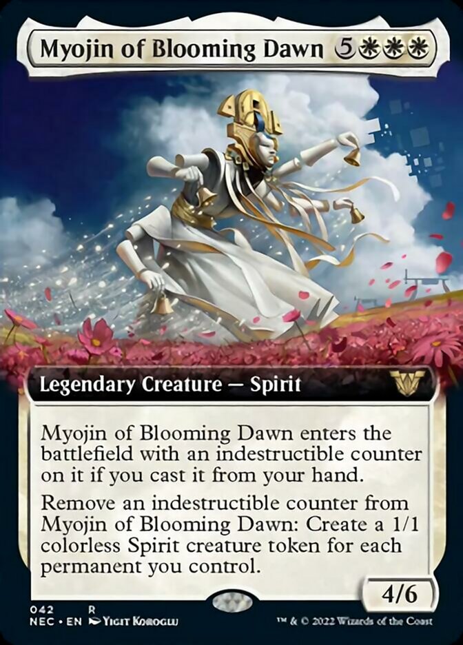 Myojin of Blooming Dawn (Extended) [Kamigawa: Neon Dynasty Commander] | Jack's On Queen
