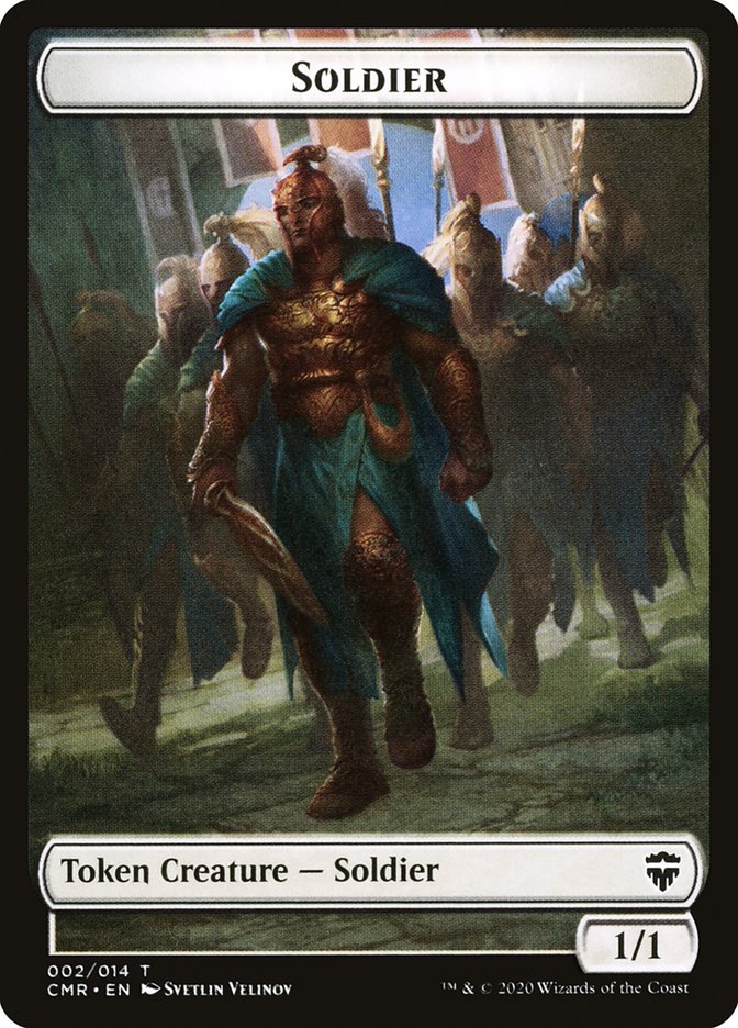 Soldier Token [Commander Legends Tokens] | Jack's On Queen