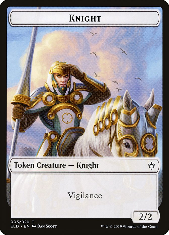 Knight [Throne of Eldraine Tokens] | Jack's On Queen