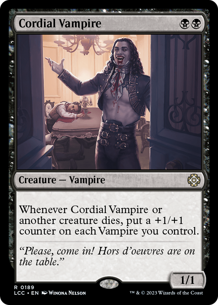 Cordial Vampire [The Lost Caverns of Ixalan Commander] | Jack's On Queen