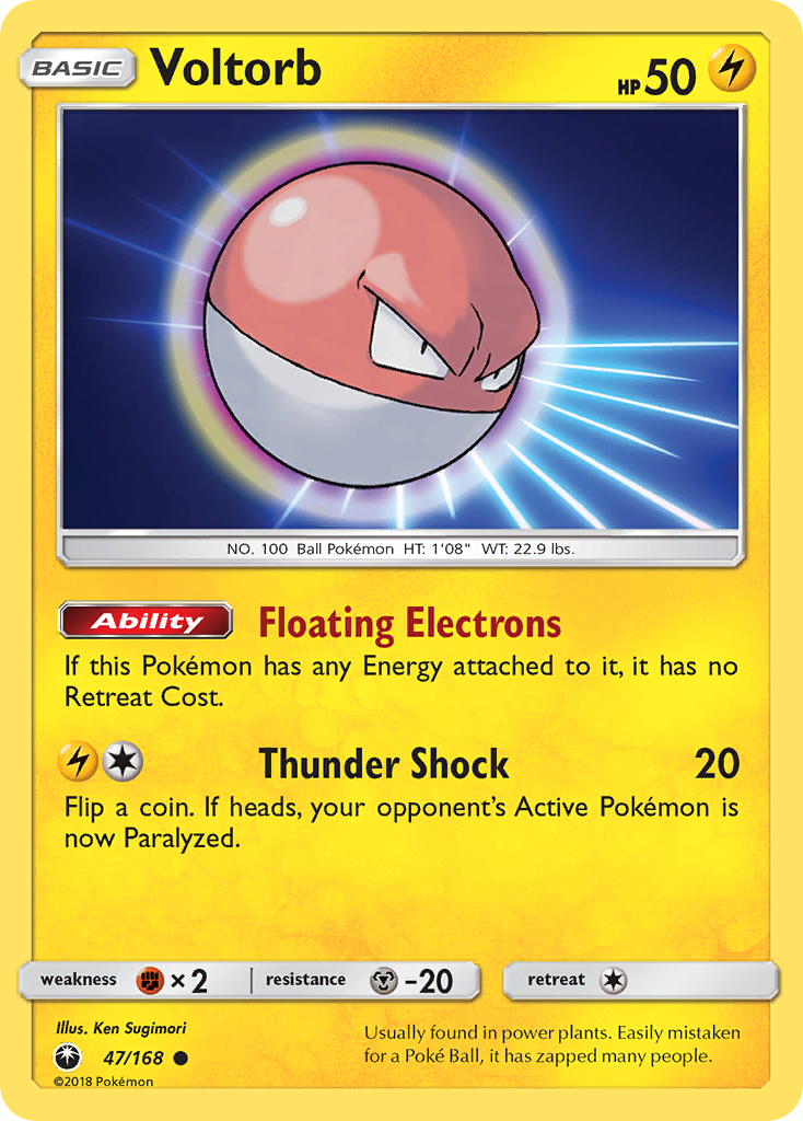 Voltorb (47/168) [Sun & Moon: Celestial Storm] | Jack's On Queen