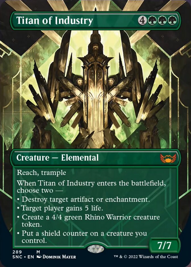 Titan of Industry (Borderless Alternate Art) [Streets of New Capenna] | Jack's On Queen