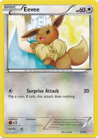 Eevee (21/30) [XY: Trainer Kit - Sylveon] | Jack's On Queen