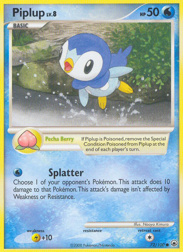 Piplup (72/100) [Diamond & Pearl: Majestic Dawn] | Jack's On Queen