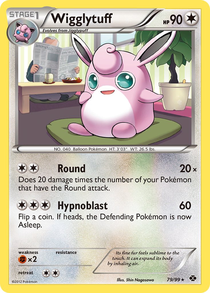 Wigglytuff (79/99) (Cosmos Holo) (Blister Exclusive) [Black & White: Next Destinies] | Jack's On Queen