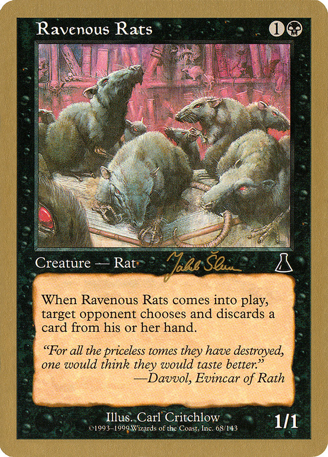 Ravenous Rats (Jakub Slemr) [World Championship Decks 1999] | Jack's On Queen