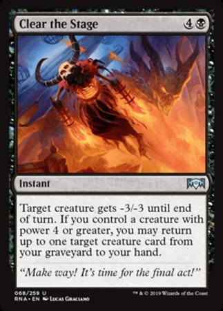 Clear the Stage [Ravnica Allegiance] | Jack's On Queen