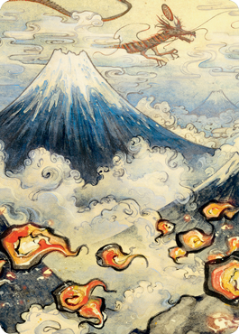 Mountain Art Card [Kamigawa: Neon Dynasty Art Series] | Jack's On Queen