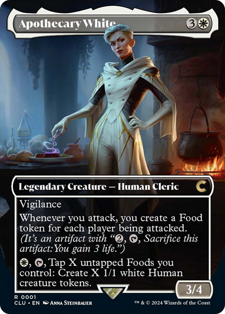 Apothecary White (Borderless) [Ravnica: Clue Edition] | Jack's On Queen