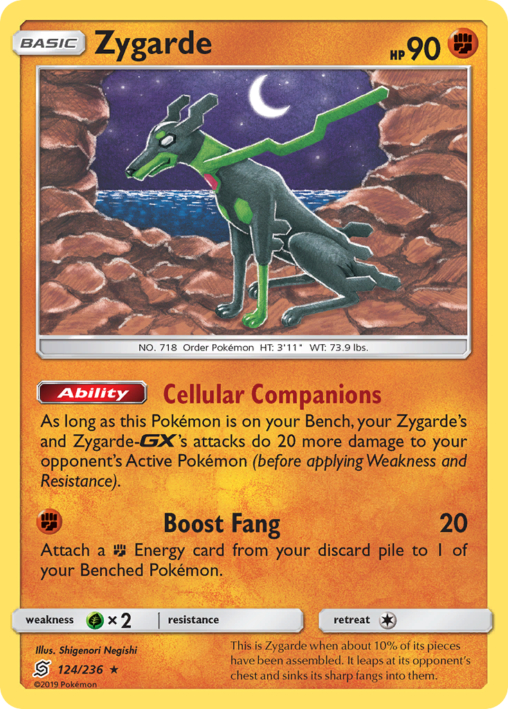Zygarde (124/236) [Sun & Moon: Unified Minds] | Jack's On Queen