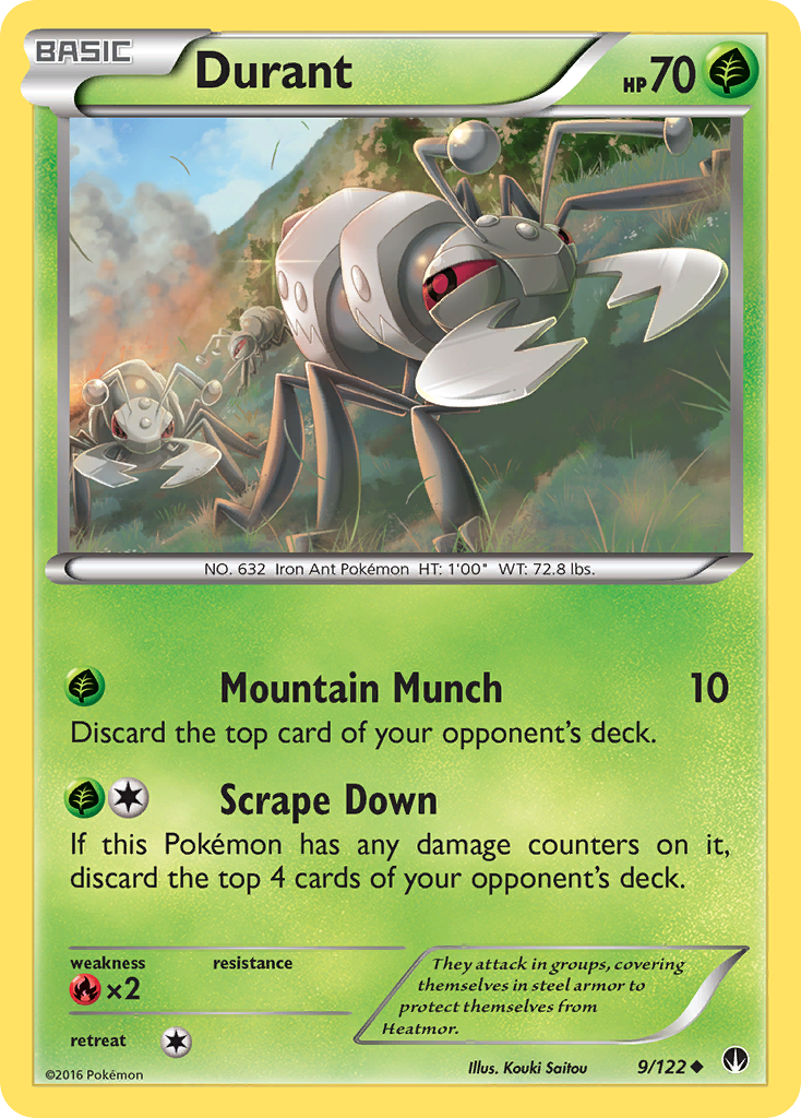 Durant (9/122) [XY: BREAKpoint] | Jack's On Queen