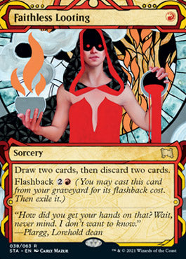 Faithless Looting (Etched Foil) [Strixhaven Mystical Archive] | Jack's On Queen
