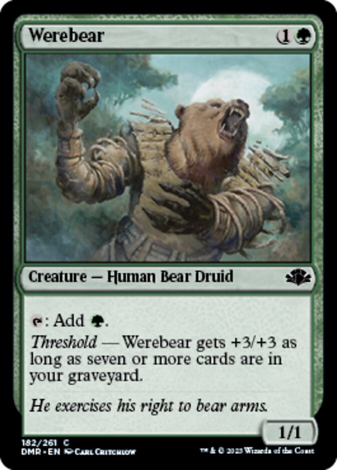 Werebear [Dominaria Remastered] | Jack's On Queen