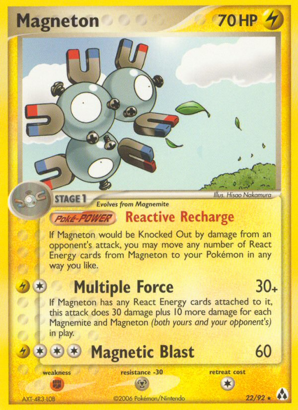 Magneton (22/92) [EX: Legend Maker] | Jack's On Queen