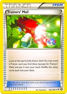 Trainers' Mail (92a/108) (Alternate Art Promo) [XY: Roaring Skies] | Jack's On Queen