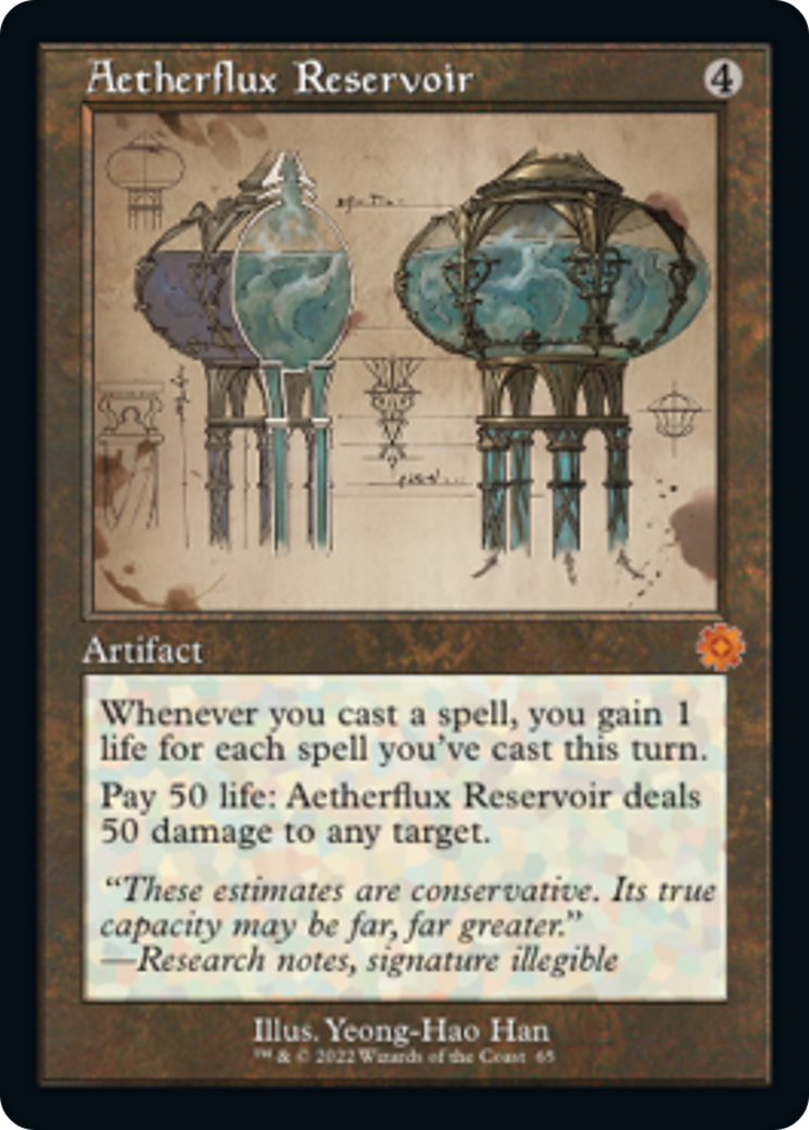 Aetherflux Reservoir (Retro Schematic) [The Brothers' War Retro Artifacts] | Jack's On Queen