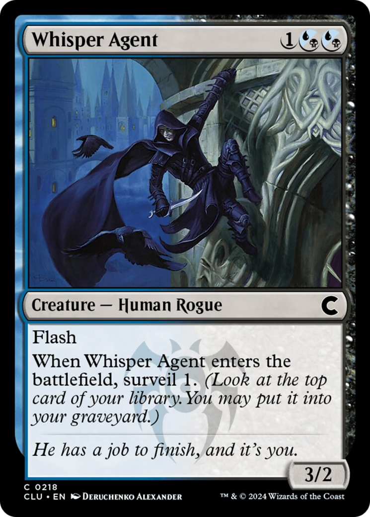 Whisper Agent [Ravnica: Clue Edition] | Jack's On Queen