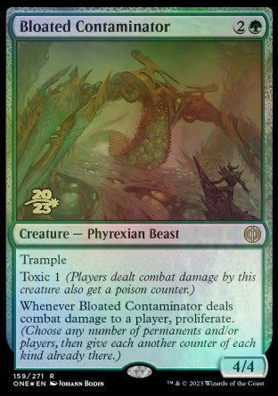 Bloated Contaminator [Phyrexia: All Will Be One Prerelease Promos] | Jack's On Queen