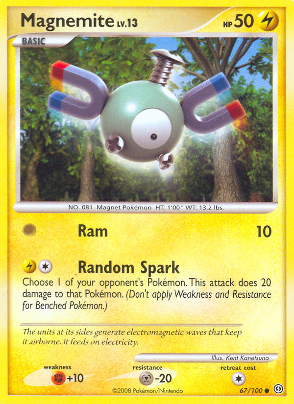 Magnemite (67/100) [Diamond & Pearl: Stormfront] | Jack's On Queen