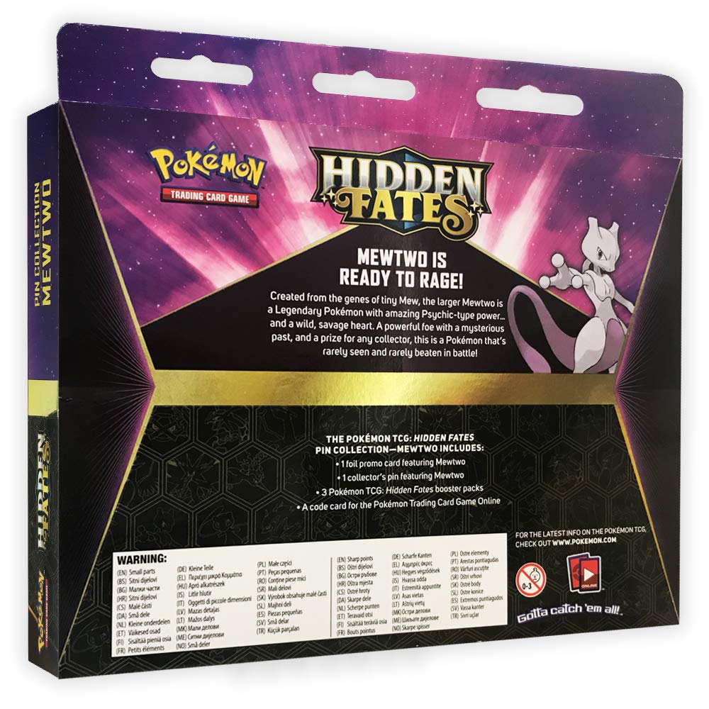 Hidden Fates - Pin Collection (Mewtwo) | Jack's On Queen