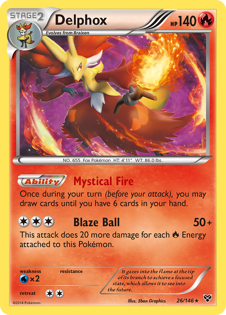 Delphox (26/146) [XY: Base Set] | Jack's On Queen