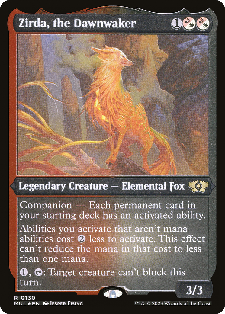 Zirda, the Dawnwaker (Foil Etched) [Multiverse Legends] | Jack's On Queen