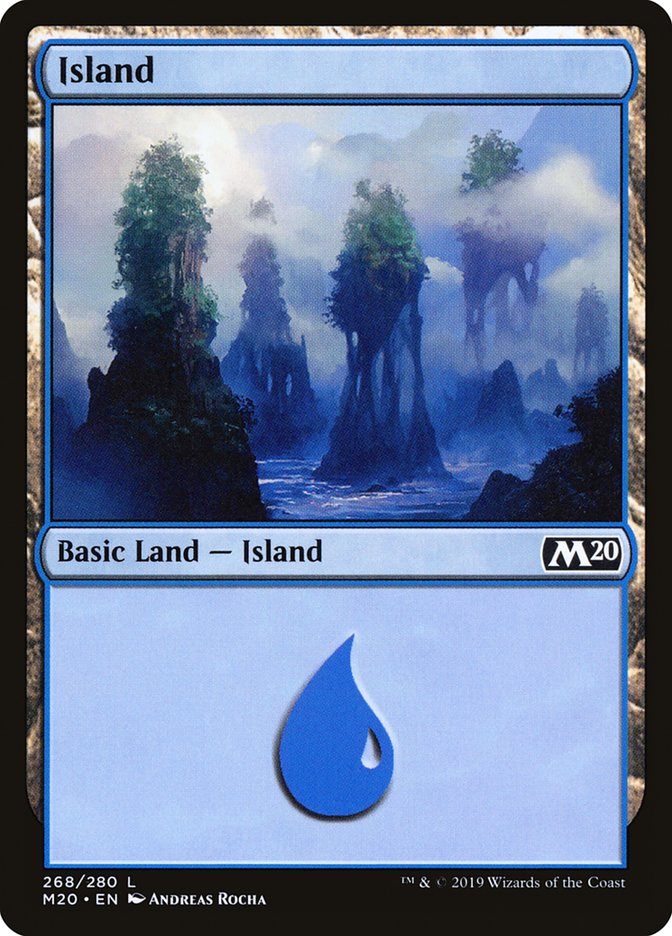 Island (#268) [Core Set 2020] | Jack's On Queen