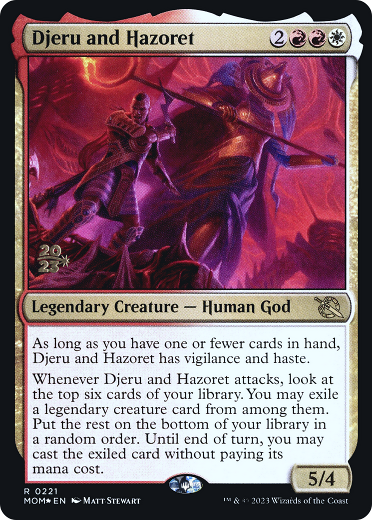 Djeru and Hazoret [March of the Machine Prerelease Promos] | Jack's On Queen