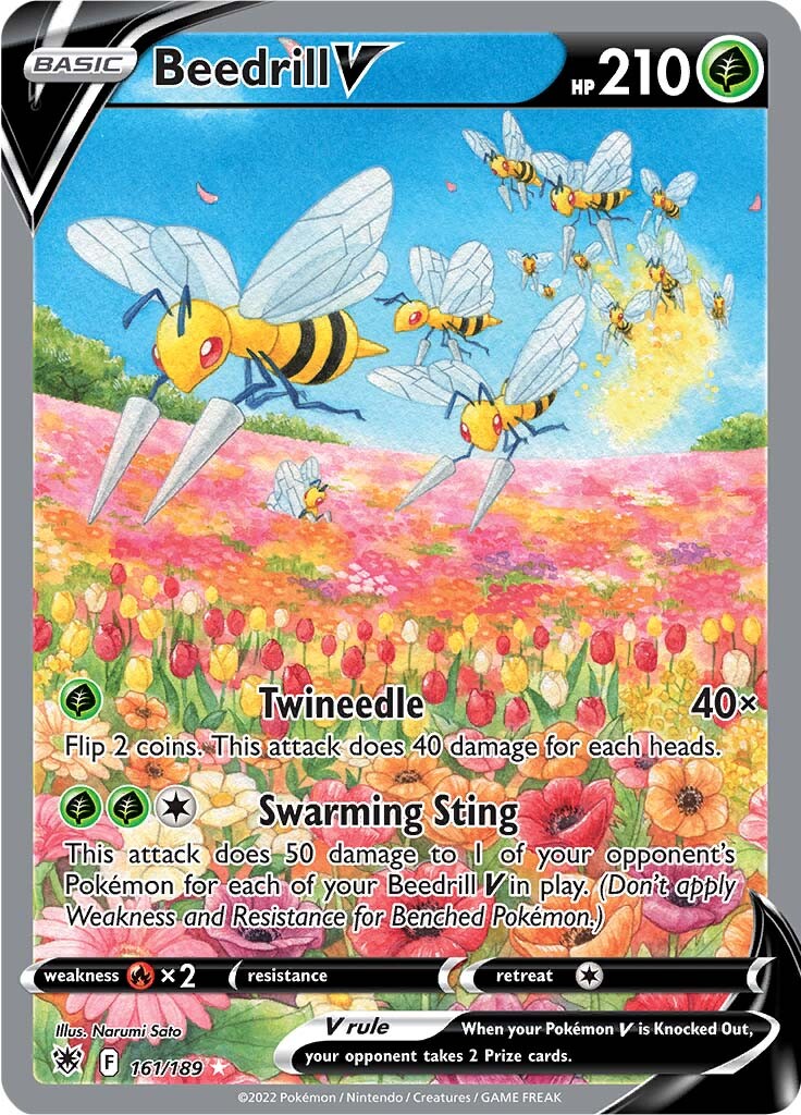 Beedrill V (161/189) [Sword & Shield: Astral Radiance] | Jack's On Queen