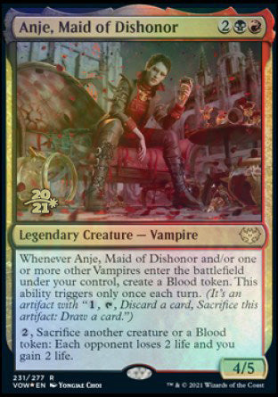 Anje, Maid of Dishonor [Innistrad: Crimson Vow Prerelease Promos] | Jack's On Queen