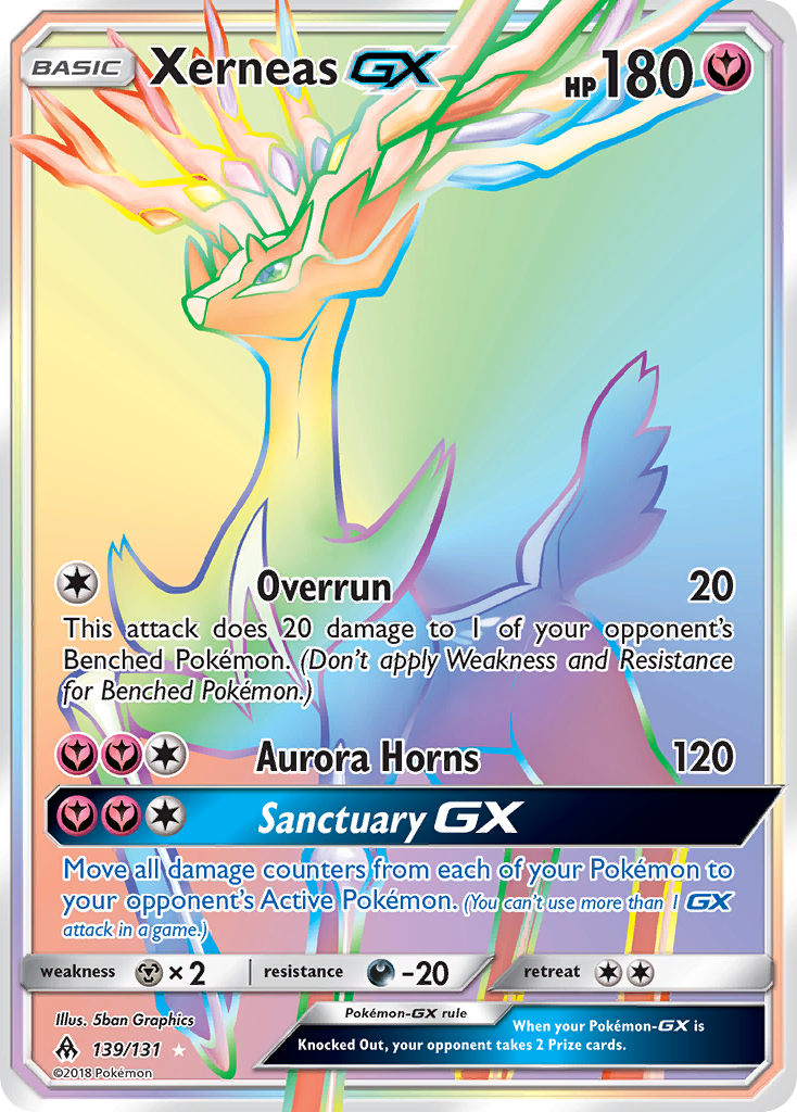 Xerneas GX (139/131) [Sun & Moon: Forbidden Light] | Jack's On Queen