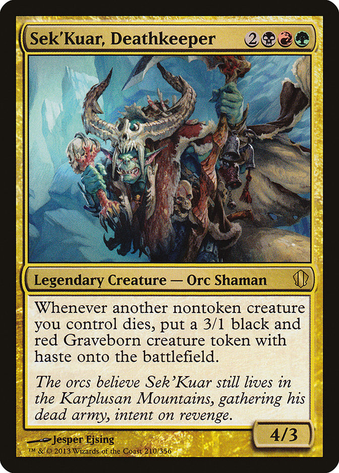 Sek'Kuar, Deathkeeper [Commander 2013] | Jack's On Queen