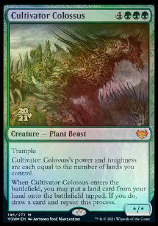 Cultivator Colossus [Innistrad: Crimson Vow Prerelease Promos] | Jack's On Queen