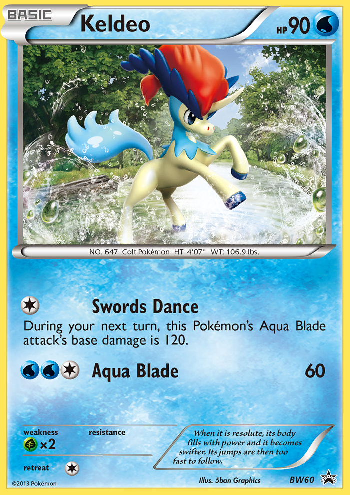 Keldeo (BW60) [Black & White: Black Star Promos] | Jack's On Queen