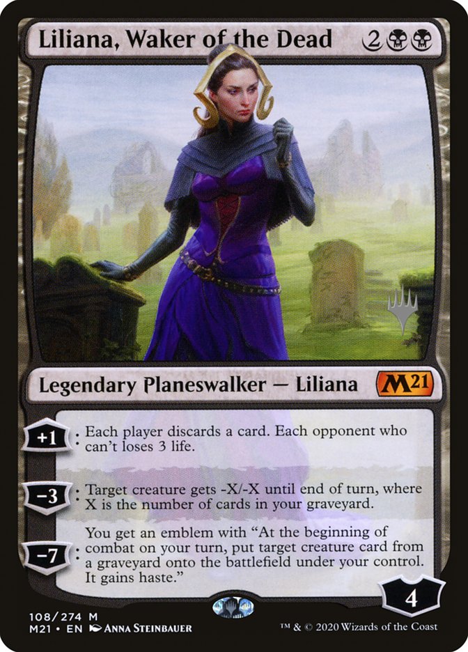 Liliana, Waker of the Dead (Promo Pack) [Core Set 2021 Promos] | Jack's On Queen