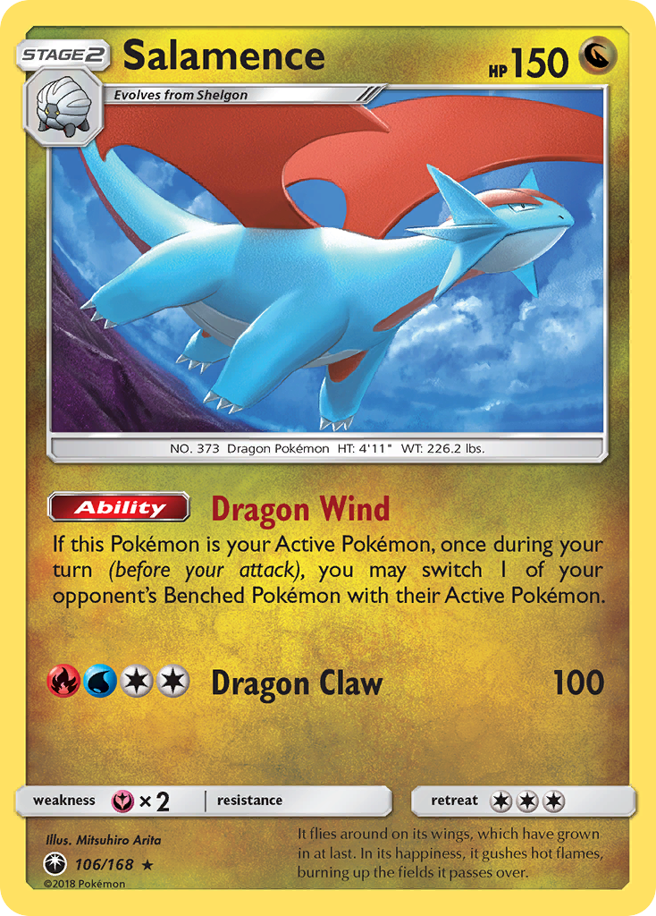 Salamence (106/168) [Sun & Moon: Celestial Storm] | Jack's On Queen