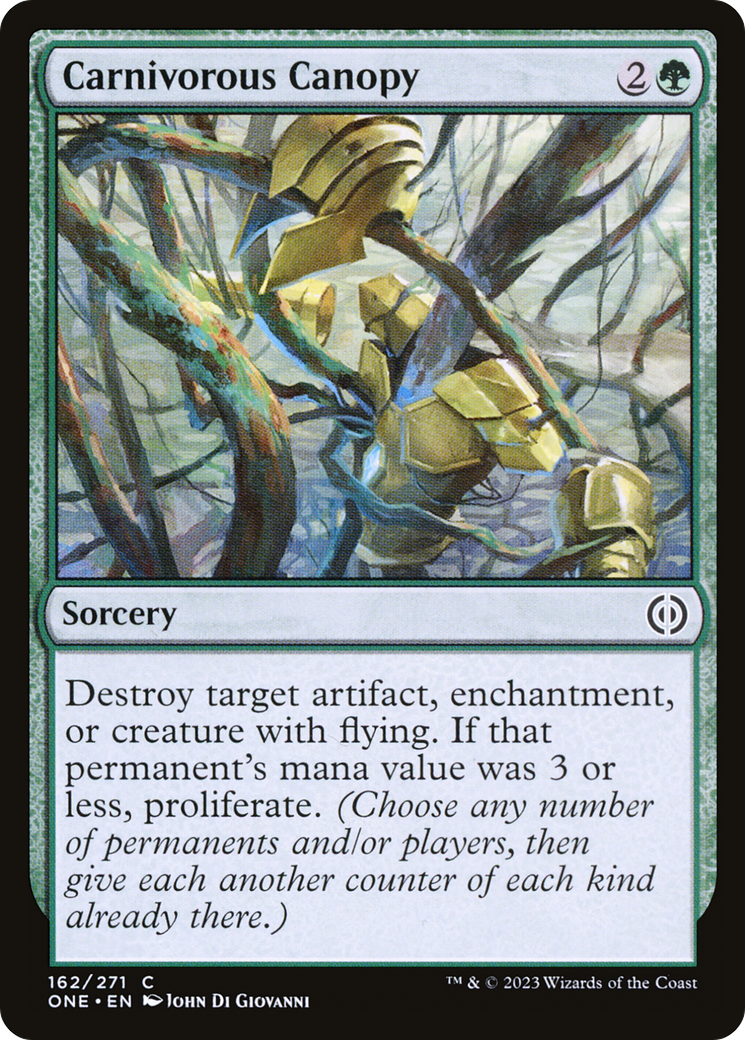 Carnivorous Canopy [Phyrexia: All Will Be One] | Jack's On Queen